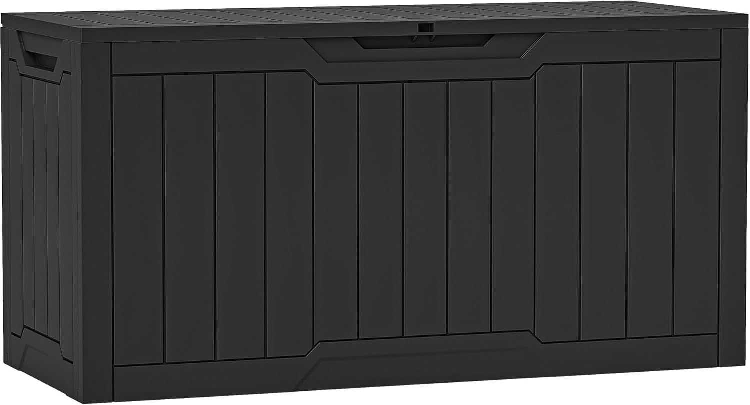 Gardening Tools Images - 80 Gallon Resin Deck Box with