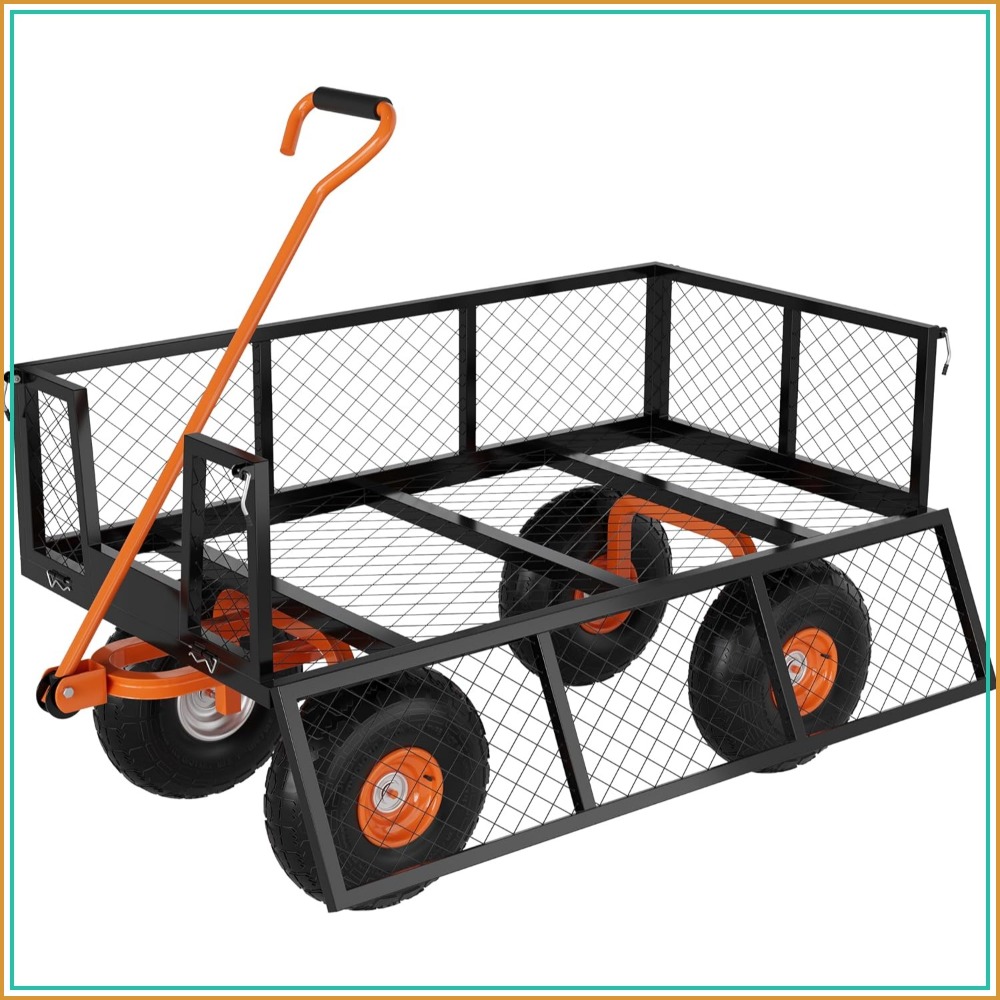 Gardening Tools Images - 500 LBS Heavy Duty Steel Garden