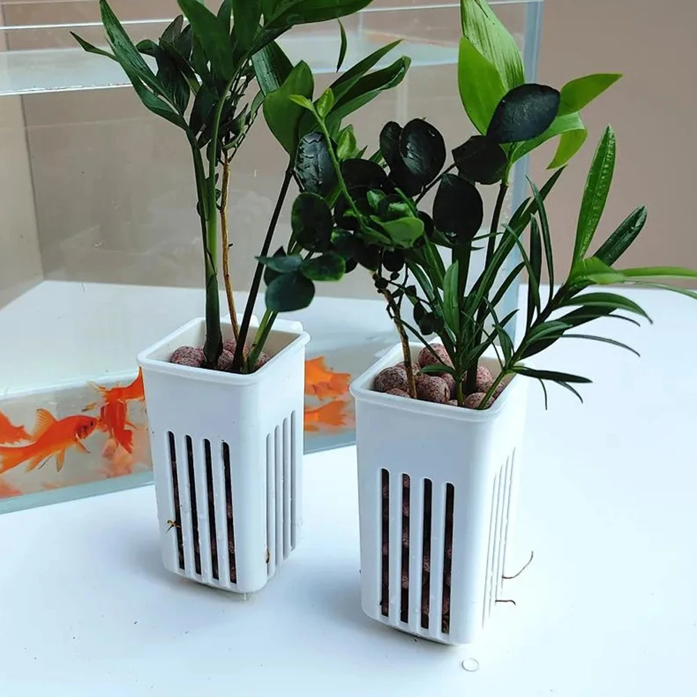 Hanging Planter Basket - 1 PC Aquarium Hydroponic Planters Wall-Mounted