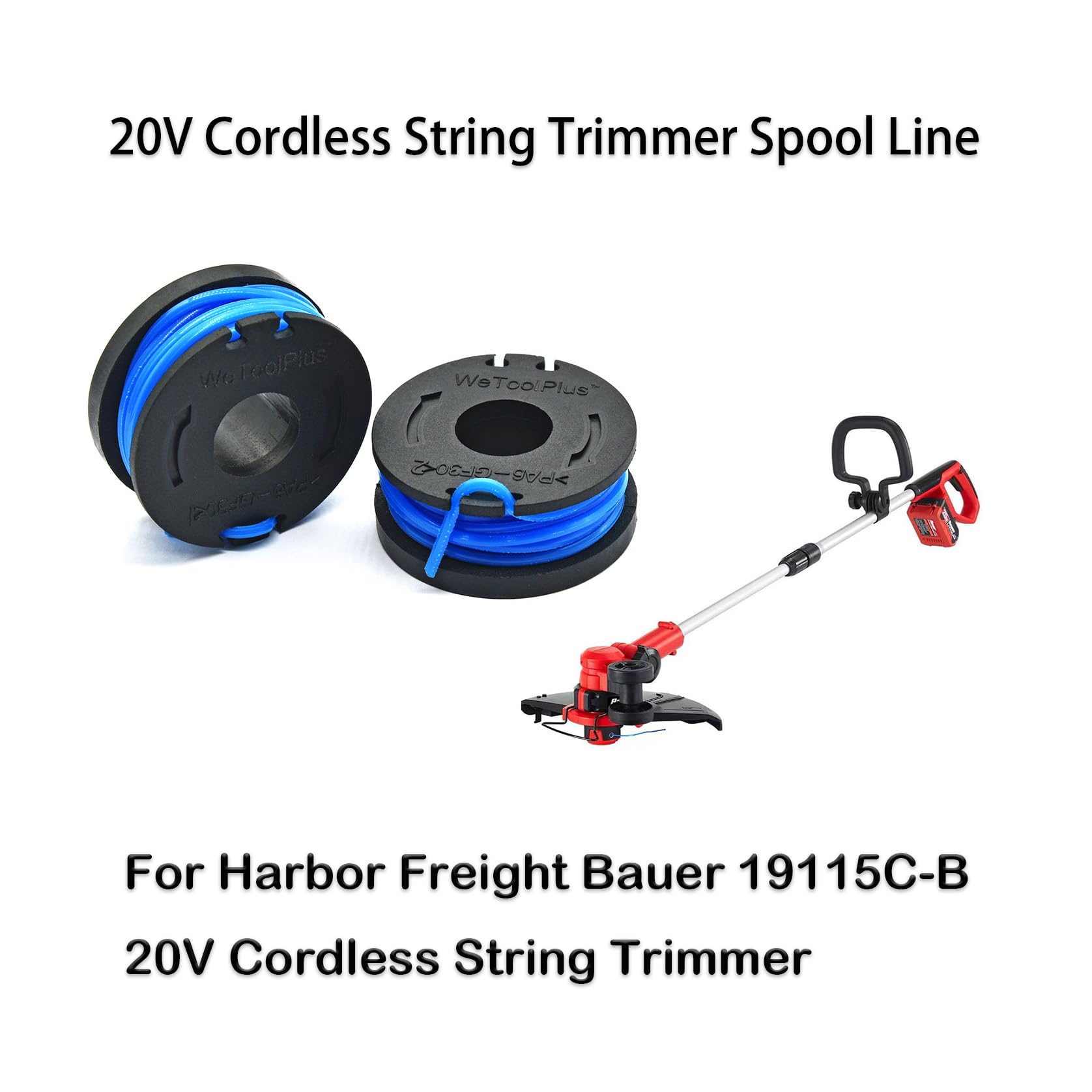 3 Spool and 1 Cover Replacemen - Gardening Tools Harbor Freight 评论和价格
