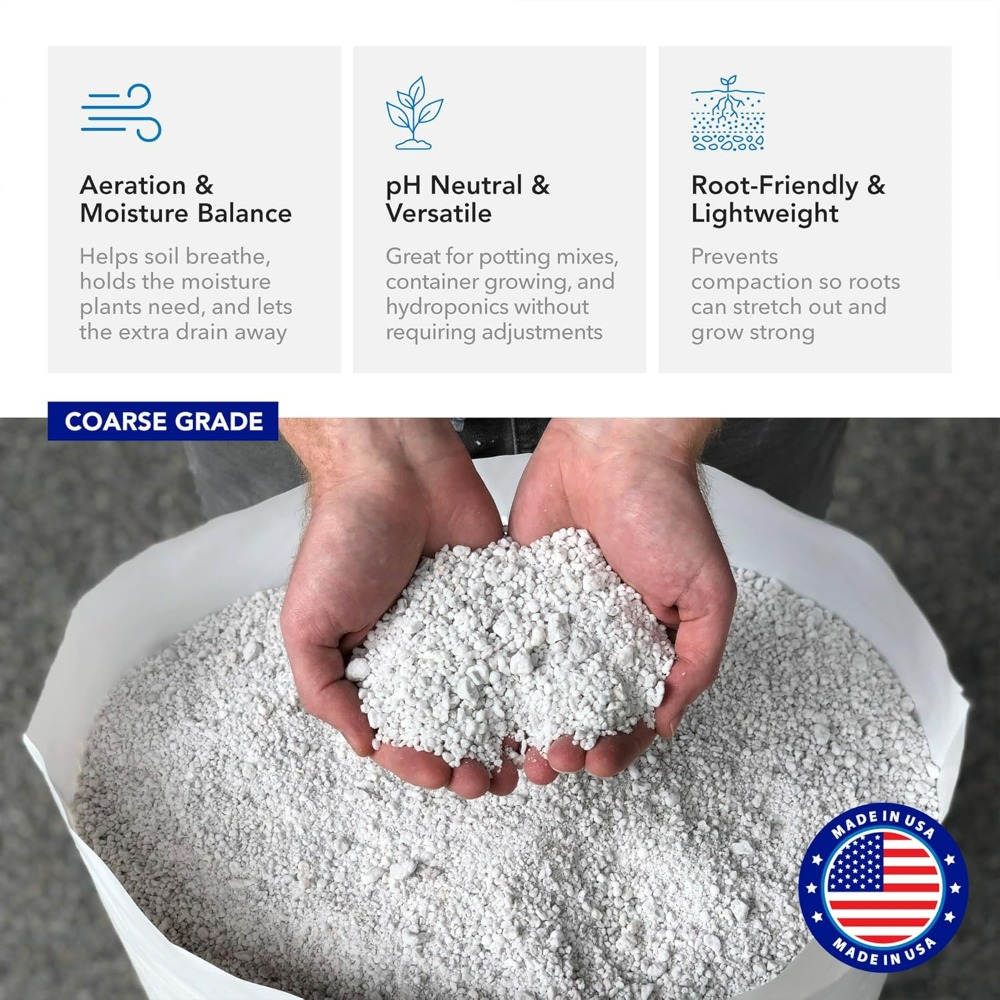 Supreme Perlite Coarse Horticu - Horticulture Soil Perlite 评论和价格