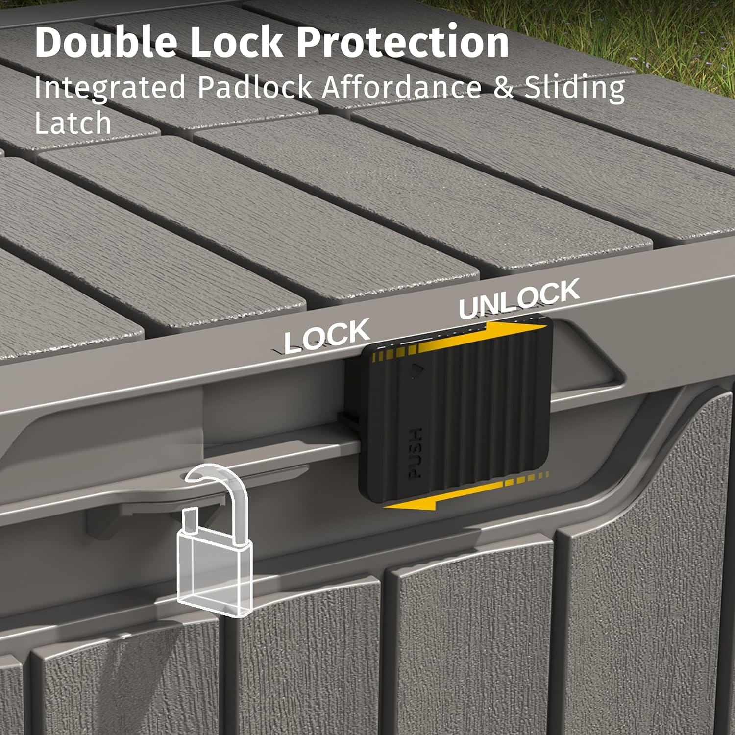 31 Gallon Outdoor Storage Box  - Gardening Tools Images 评论和价格