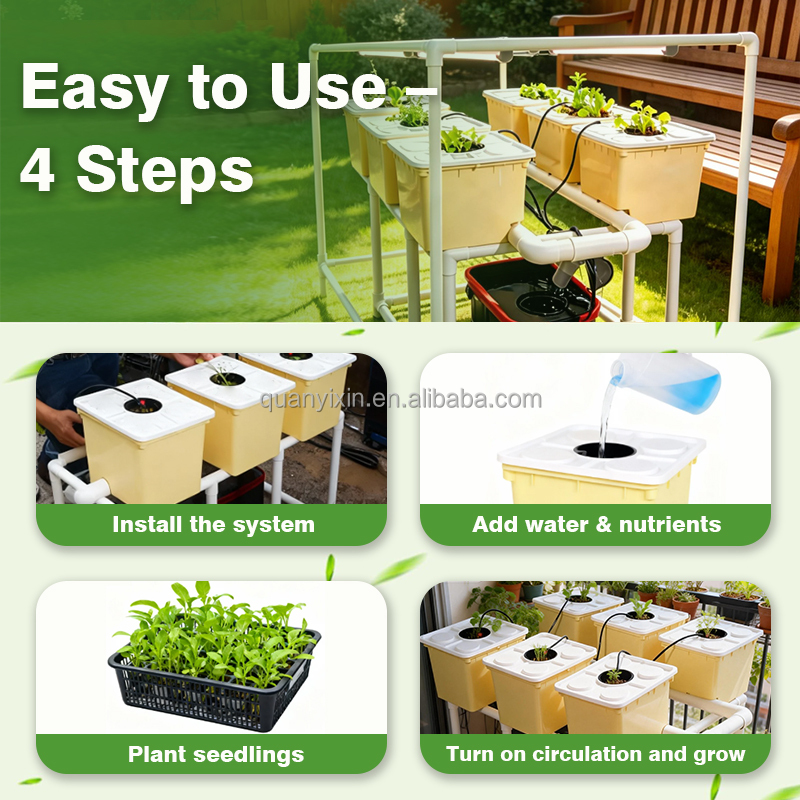 Dutch Bucket Hydroponic System - Drip Irrigation Kit 评论和价格