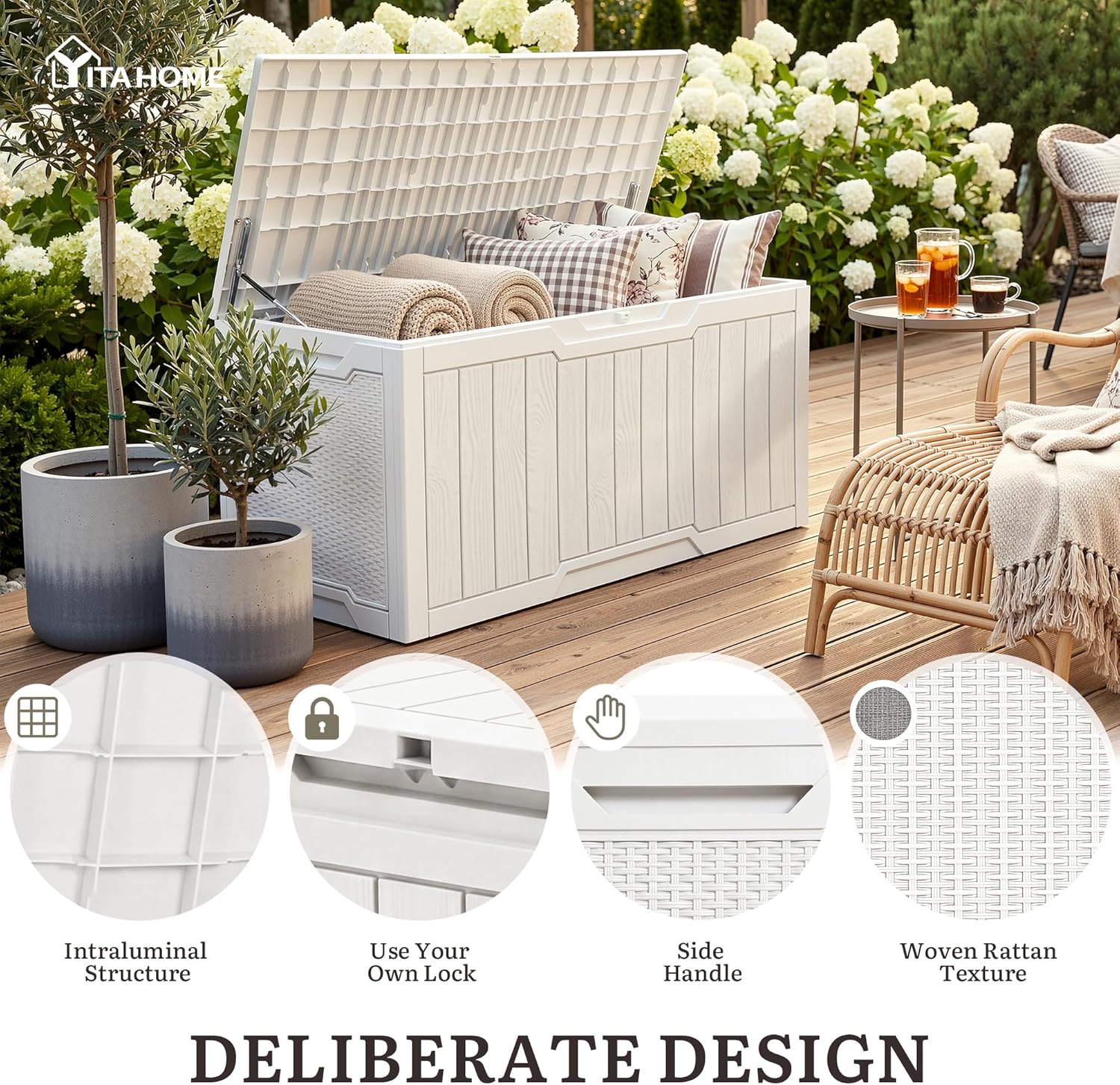 100 Gallon Large Outdoor Deck  - Gardening Tools Images 评论和价格