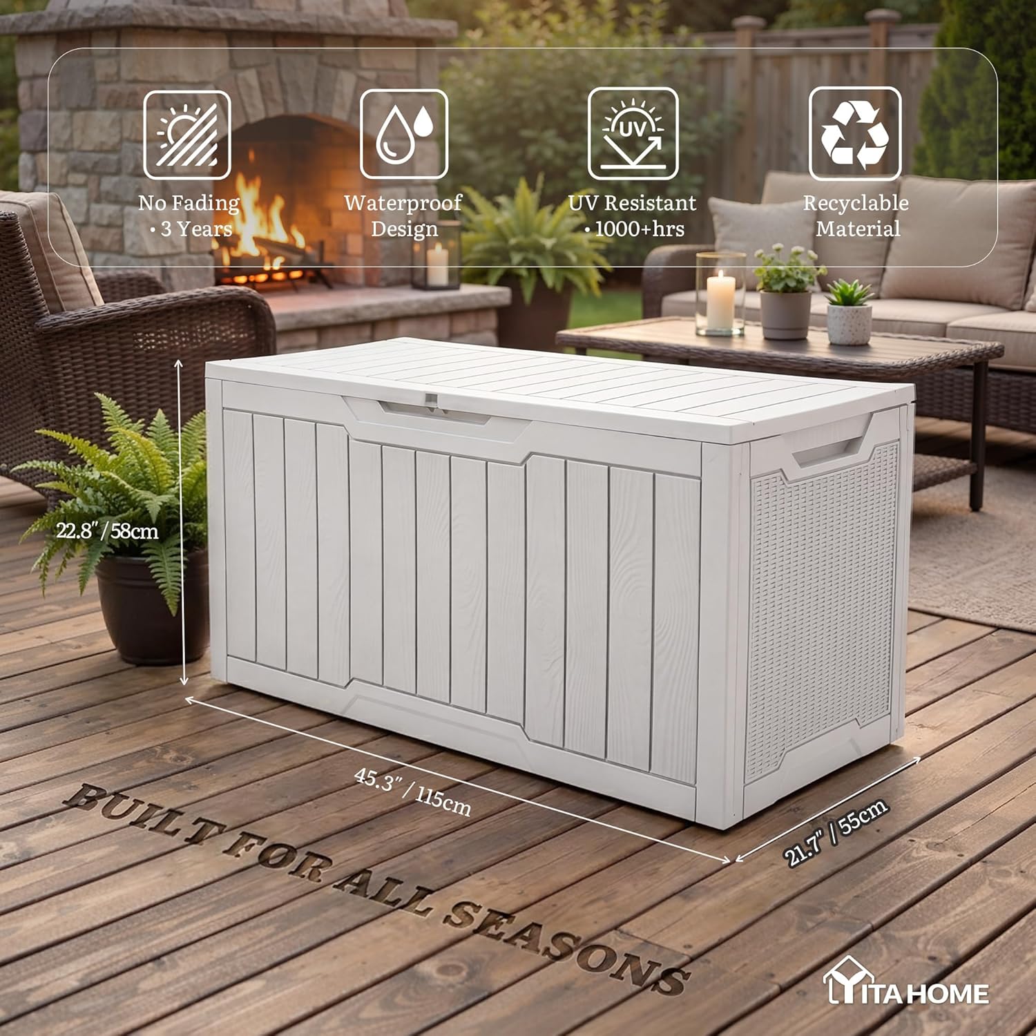 100 Gallon Large Outdoor Deck  - Gardening Tools Images 评论和价格