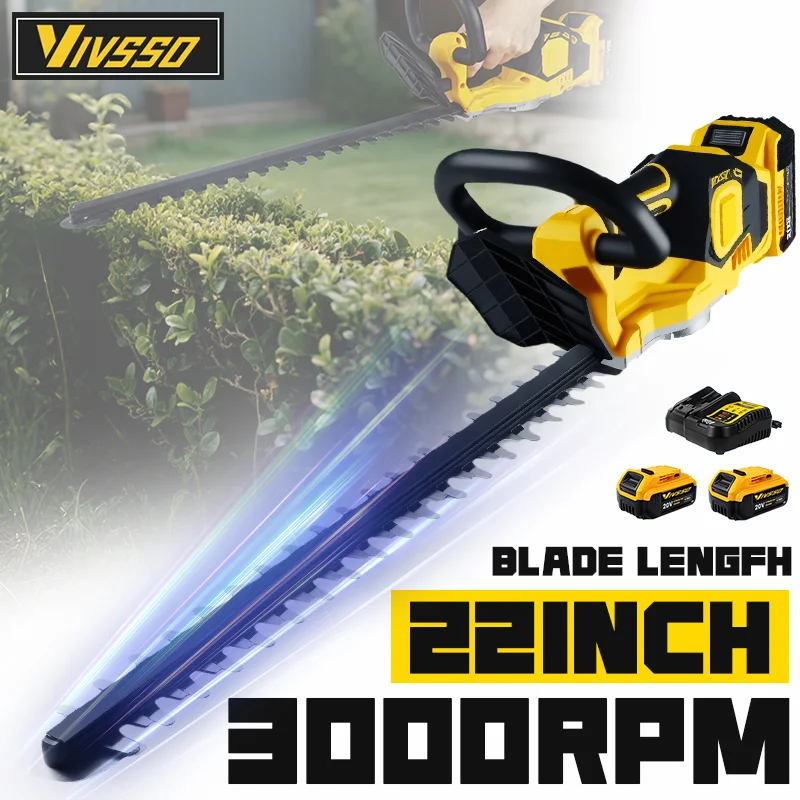 VIVSSO Cordless Electric Hedge - Gardening Tools And Equipment 评论和价格