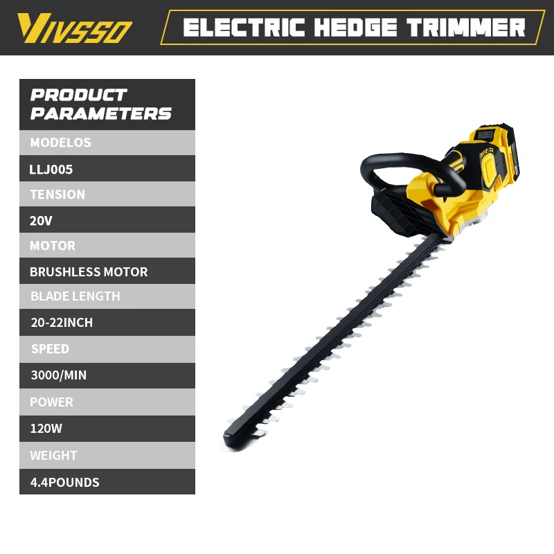 VIVSSO Cordless Electric Hedge - Gardening Tools And Equipment 评论和价格