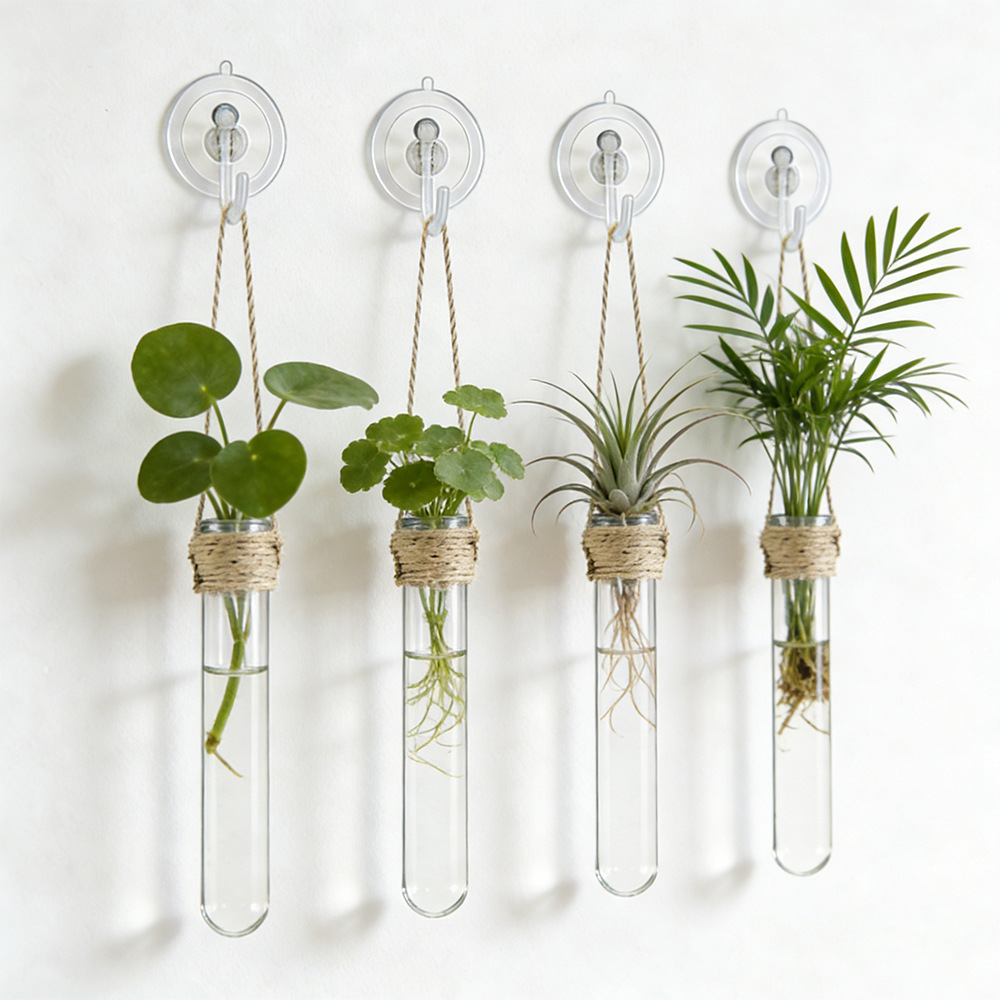Hydroponic Flower Vase Wall-Mo - Hanging Planter Basket 评论和价格