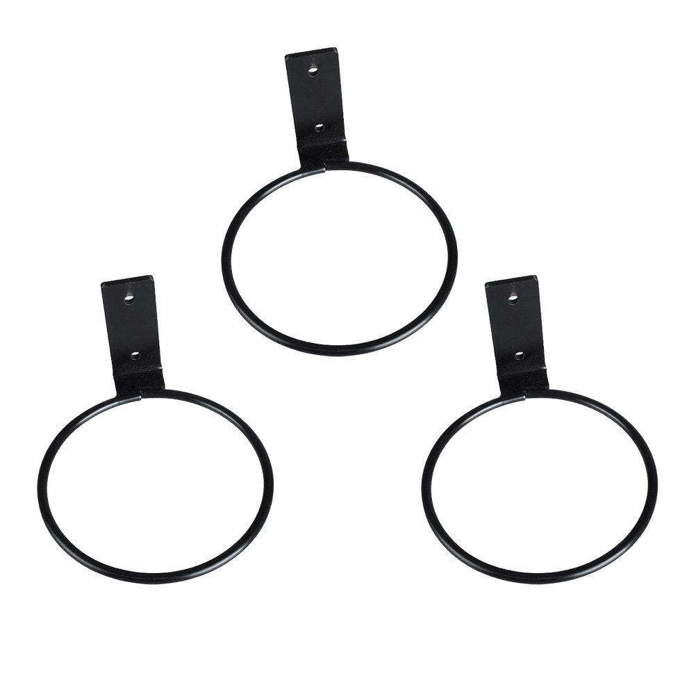 3Pcs Sturdy Black Iron Planter - Hanging Planter Basket 评论和价格