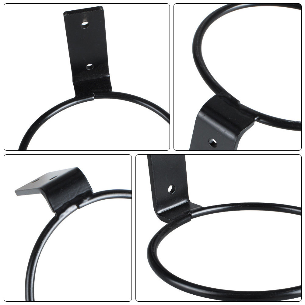 3Pcs Sturdy Black Iron Planter - Hanging Planter Basket 评论和价格
