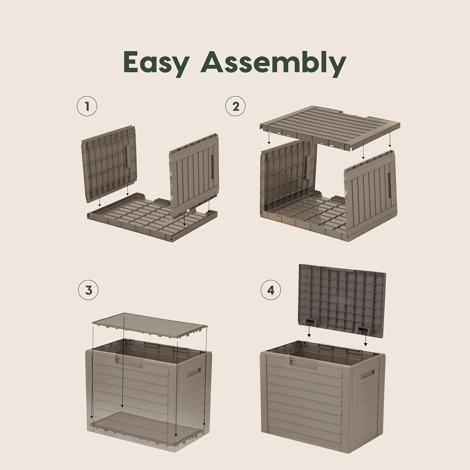 35-Gallon Outdoor Deck Storage - Gardening Tools Images 评论和价格