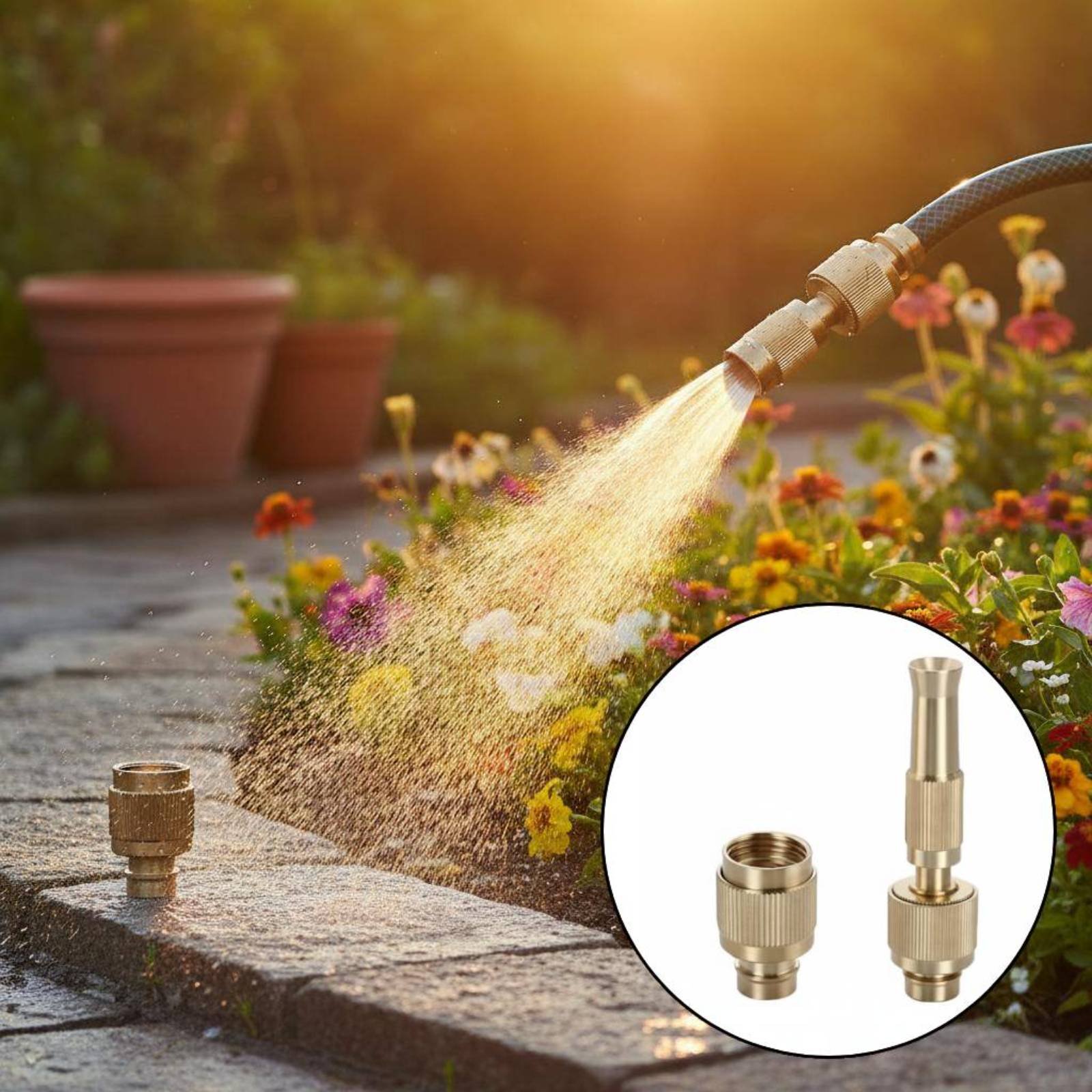Brass Water Universal Connecto - Gardening Tools And Equipment 评论和价格