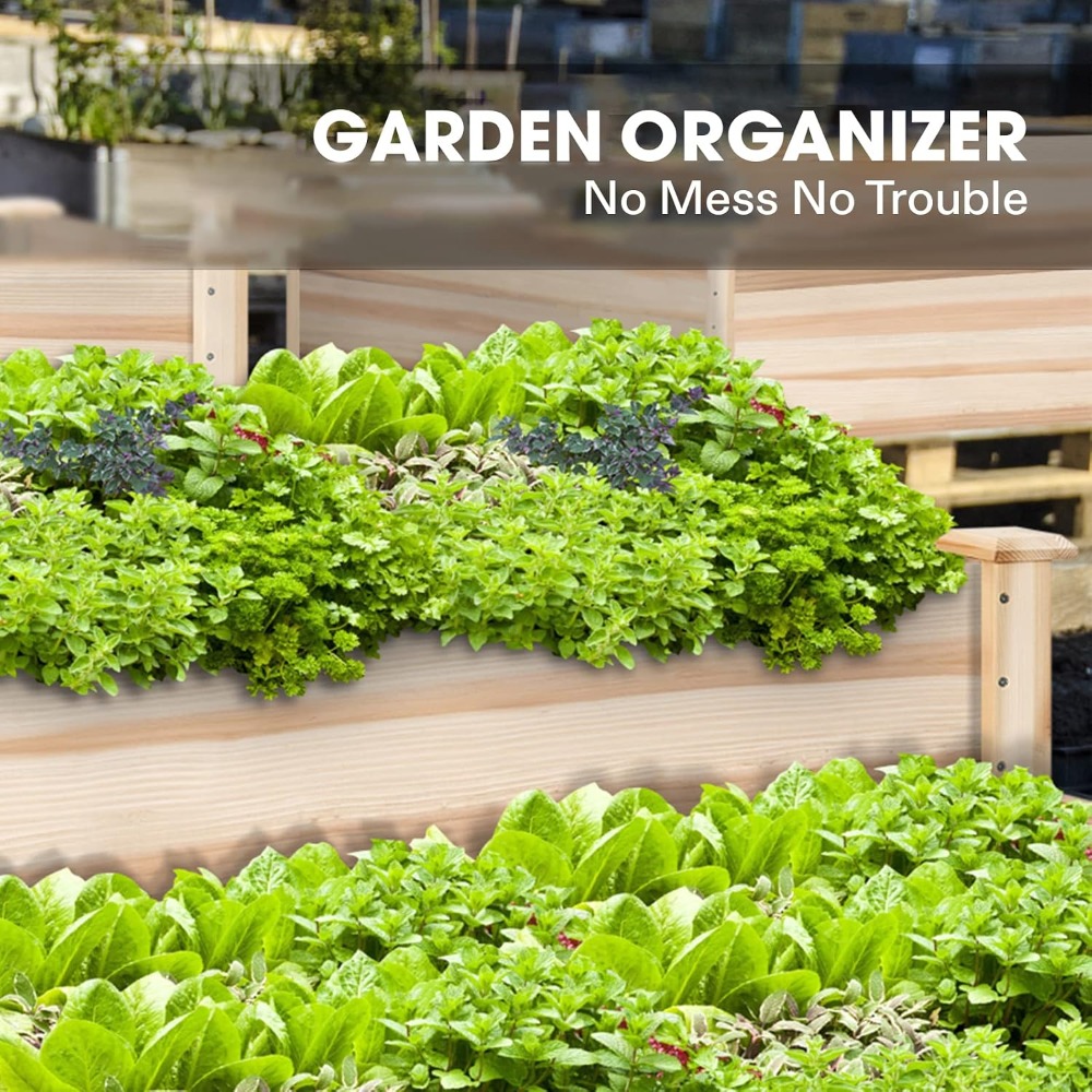 3-Tier Raised Garden Bed Outdo - Gardening Tools Images 评论和价格