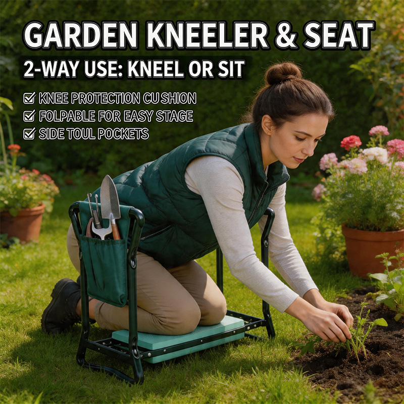 Garden Kneeler Folding Garden  - Garden Kneeling Pad 评论和价格