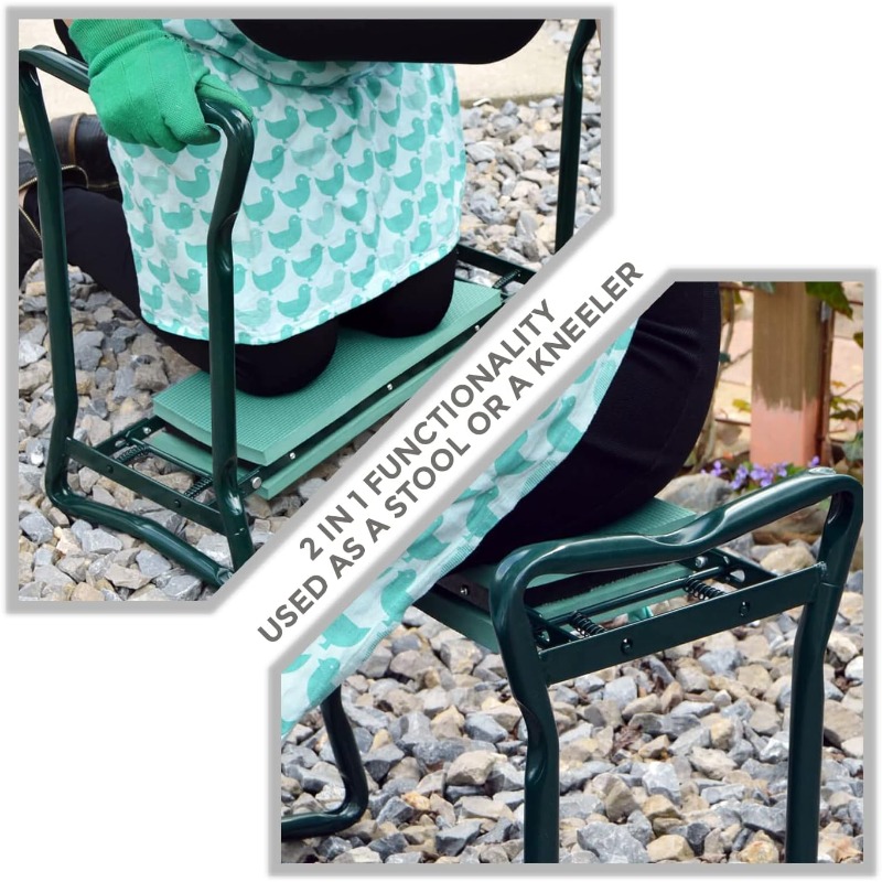 Garden Kneeler Folding Garden  - Garden Kneeling Pad 评论和价格