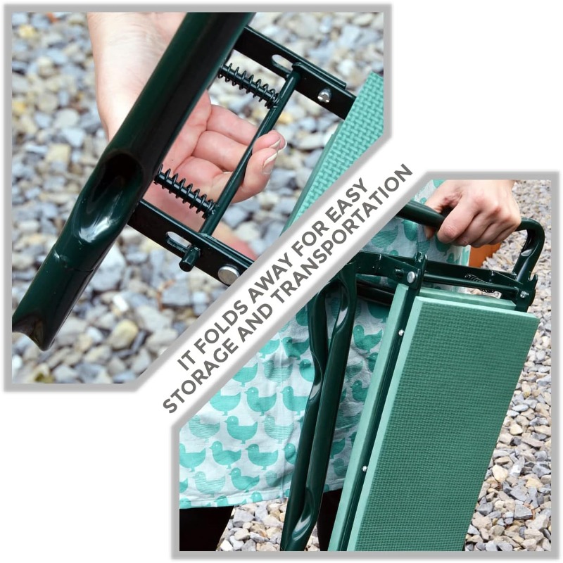 Garden Kneeler Folding Garden  - Garden Kneeling Pad 评论和价格