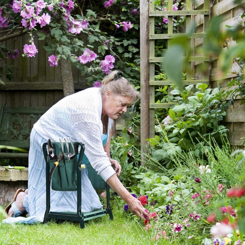 Garden Kneeler Folding Garden  - Garden Kneeling Pad 评论和价格