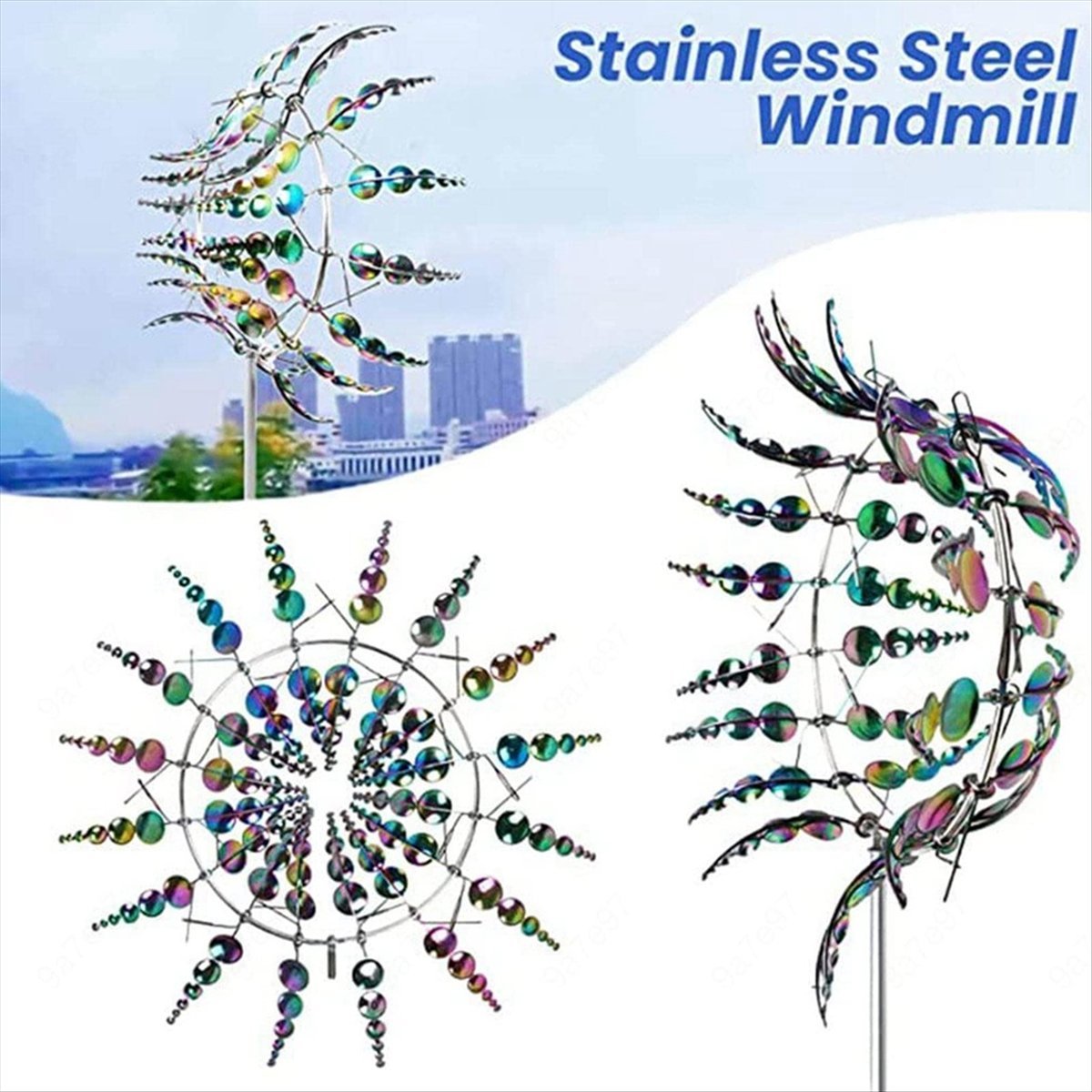 KSOL Magical Metal Wind Spinne - Gardening Hand Tools B&Q 评论和价格