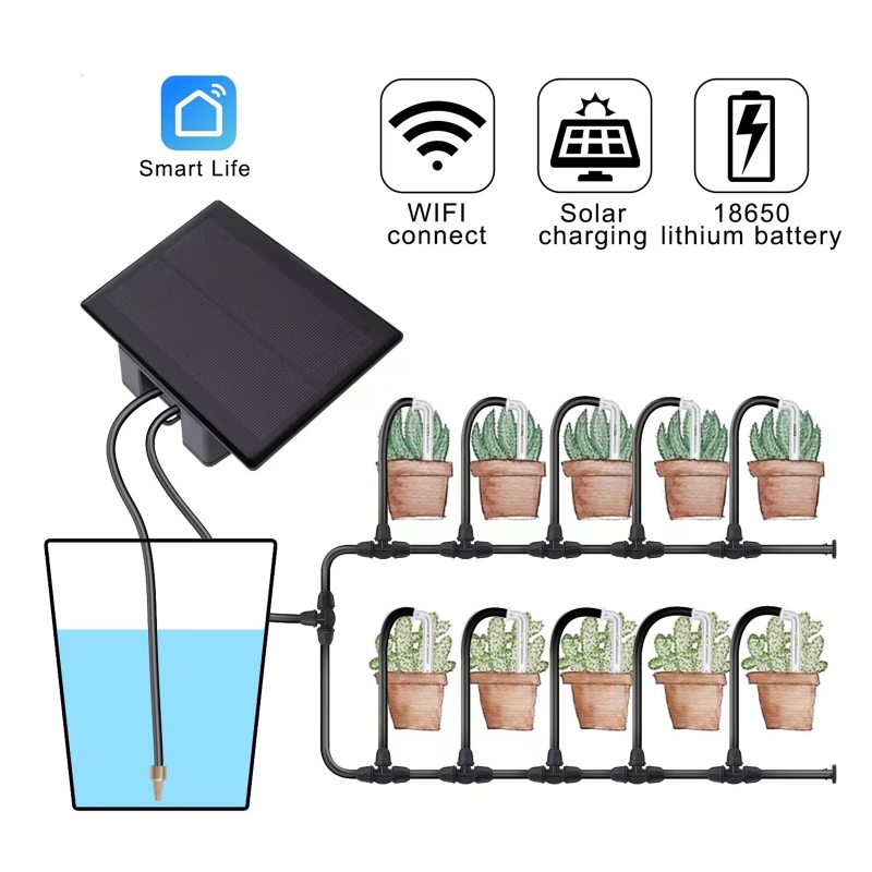 WIFI Solar Automatic Watering  - Drip Irrigation Kit 评论和价格